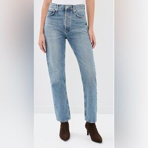 Agolde sz 23 90’s Pinch light wash button fly great pre owned condition